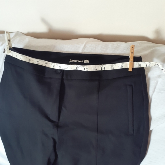 Betabrand Black XL Petite Pencil Dress Yoga Pant Black - Picture 11 of 15